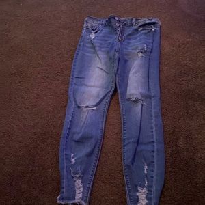 Ripped jeans. Brand: Indigo rein Size: 7